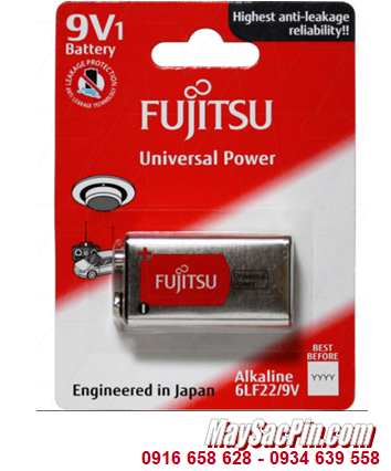 Fujitsu 6LF22, MN1604B; Pin 9v Alkaline Fujitsu 6LF22, MN1604B chính hãng _ Made in Indonesia